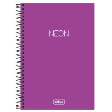 Imagem de Caderno capa neon lilas 80f 302546 - Tilibra