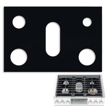 Imagem de PWEOW Protetor de fogão para capa de fogão Samsung, capas de fogão para fogão a gás, capa antiaderente para fogão, queimador, reutilizável, lavável, mantém o fogão limpo, forros protetores de fogão