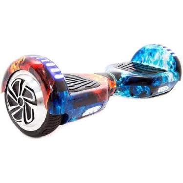 Imagem de Hoverboard Skate Elétrico 6.5" com Led e Bluetooth Original Brinovar (Fogo/Gelo)