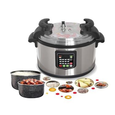 Imagem de Kolice Panela De Pressão Comercial De 33 L, Panela De Pressão Multicooker Com Panela Interna Antiaderente, 33 L (35 Qt), 3000 W, Para Cozinha De Restaurante De Hotel E Somente Para Energia Elétrica