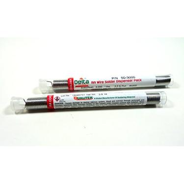 Imagem de Pacote com 2 unidades Qualitek Delta Solder Pack Dispenser Tube RA300, 60/40, 032, 17 g; 50-3000