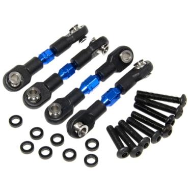 Imagem de Pull Rod Linkage Compatible with 1/10 Traxxas 4-Tec Upgrade Drift Ford Mustang Replace Rc Car Aluminum Alloy Part Replace(Dark Blue)