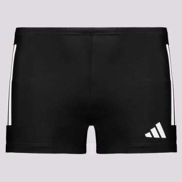 Imagem de Sunga Adidas Boxer 3 Stripes BLD Preta, P