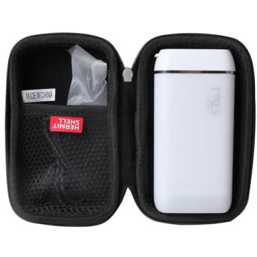 Imagem de Hermitshell Estojo Rígido Para Viagem Irrigador Oral Synhope Water Flosser [Mini Portátil Sem Fio] Limpador De Dentes Com Palito (Preto)