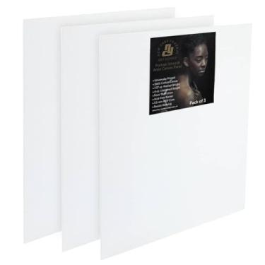 Imagem de New York Central Painel De Tela Artista Liso 8 X 10 Pol. - Painéis 100% Algodão Qualidade Profissional Para Pintura, Ideal Acrílicos E Óleos