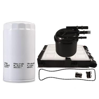 Imagem de AULDAY Filtro De Combustível Fd4625 Fd-4625 E Kit Óleo Fl2124S Para Substituição Motores Diesel F250 F350 F450 F550 Super Duty 6.7L 2017 2018 2019 2020 2021 2022 Hc3Z-9N184-C