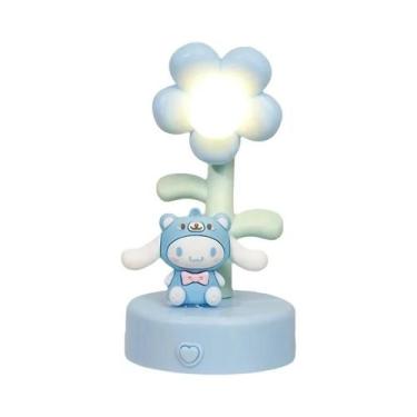 Imagem de Kawaii Sanrio Night Light Kuromi Hello Kitty Girassol Lâmpada De Mesa 