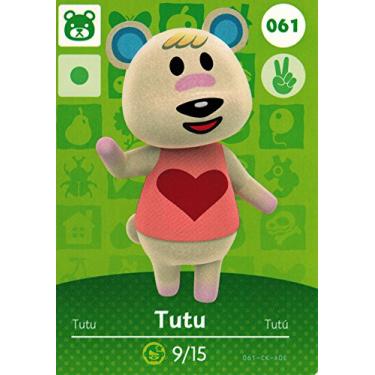 Imagem de Nintendo Animal Crossing Happy Home Designer Amiibo Card Tutu 061/100 USA Version