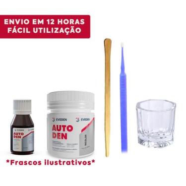 Imagem de Kit Resina Cola Dente Resistente Dentaduras, Próteses Provisória , Piv