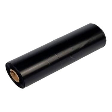 Imagem de Ribbon De Cera Preto, 110mm Com 65 Metros, Para Zebra TLP 2844, Zebra 