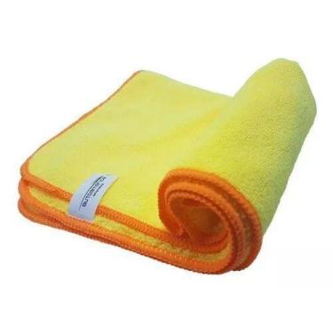 Imagem de Pano para limpeza autoamerica 40x60 flanela amarelo - marca, Sem Varia