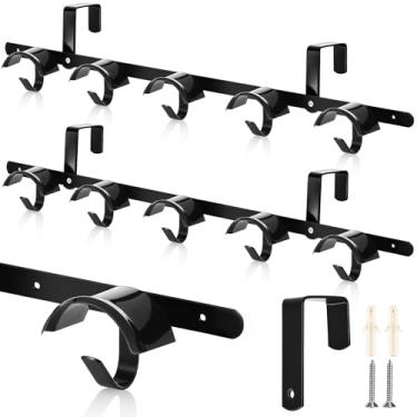 Imagem de Zonon Pacote com 2 ganchos de freio para cavalo, 10 unidades, cabides destacáveis de metal para corridas, para armazenamento de arreios e suprimentos de celeiro