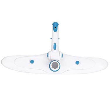 Imagem de Pincel de piscina removível aspirador de pó de pó de limpeza de sujeira acessório Ajuste ângulo de ângulo eficiente para manutenção de piscina polietileno nylon 45cm 17in