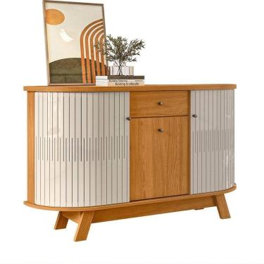 Imagem de Buffet Aparador Para Sala Monza - 7 Decor Cinamomo E Off White