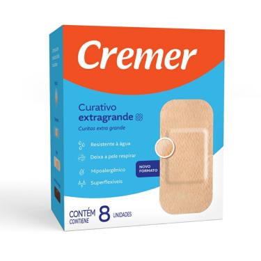 Imagem de Curativo Cremer Extra Grande 8 Unidades
