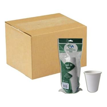 Imagem de Copo De Papel Biodegradável 100 Ml 25 Unidades Kit 10 - Theoto