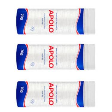 Imagem de Kit C/3 Discos De Algodão 70g - Apolo