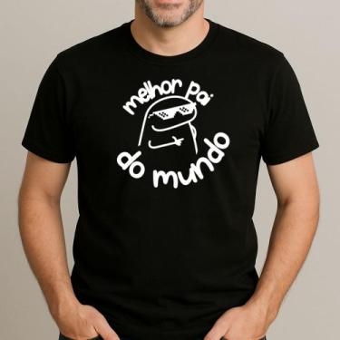 Imagem de Camiseta Melhor Pai Do Mundo Presente Dias Dos Pais 217 Paizão Avô - N