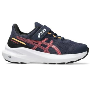 Imagem de ASICS Tênis de corrida infantil GT-1000 13 pré-escolar, Midnight/Flash Red, 15