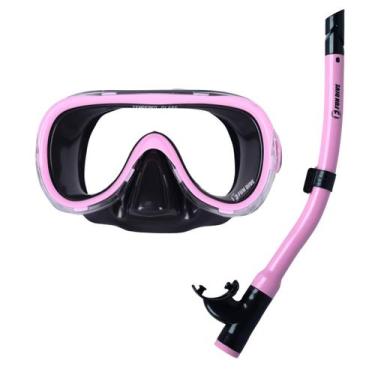 Imagem de Kit de Mergulho Infantil Búzios com Máscara e Snorkel - Fun Dive, Pret