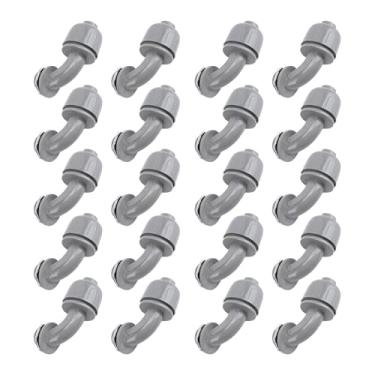 Imagem de Fafeicy Connector de Conduíte de 90 Graus, Encaixe Elétrico NPT NPT de 1/2 Polegada, Instalação Fácil de Conduíte Flexível para HVAC, Motores e Máquinas