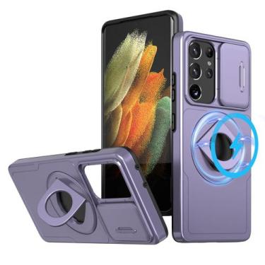 Imagem de Capa de telefone ANNGELAS para Samsung Galaxy S21 Ultra com suporte