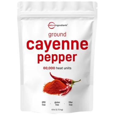 Imagem de Microingredientes em pó de pimenta caiena 2,72 kg (60.000 SHU) - Micro
