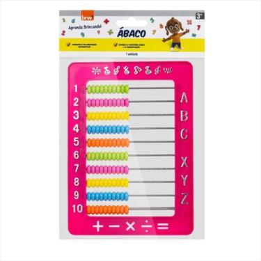 Imagem de Ábaco com 10 dezenas cores BRW