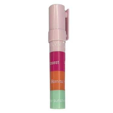 Imagem de Batom Hidratante,4 Cores Hidratante Labial para Lábios Secos | Acabamento Gloss Natural Labial Volume Efeito À Prova de Manchas para Mulheres