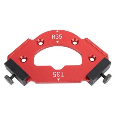 Imagem de aqxreight Modelo de Raio de Canto Modelo de Roteador de Gabarito de Canto R35 T35 para Madeira Com Alta Dureza Liga de Alumínio Crie Cantos Externos Internos Precisos