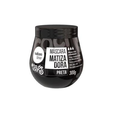 Imagem de Máscara Matizadora Preta ToDeCacho 300g Salon Line Matiza