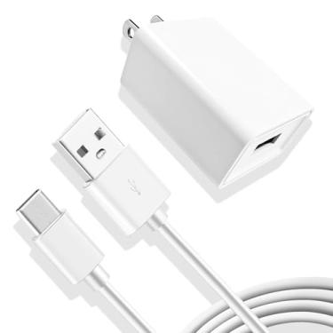 Imagem de Carregador de substituição para AirPods 4 4ª geração, AirPods Max 2024, AirPods Pro 2/2nd 2023 Earbuds, Arlo Essential 2K, controles remotos de TV, cabo de carregamento adaptador de alimentação