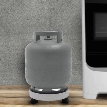 Imagem de Suporte para Botijão de Gás com Rodinhas - Paramount