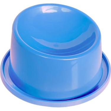 Imagem de Comedouro Elevado Alto Antiformiga para Gatos E Cachorros Pequenos Melhor Postura(Azul,Pequeno)