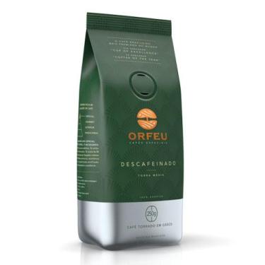 Imagem de Café em Grãos Premium Orfeu Descafeinado Pacote 250g