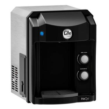 Imagem de Purificador De Água Top Life Heoxi 2 Em 1 Preto Aço 220V, Preto, 220V