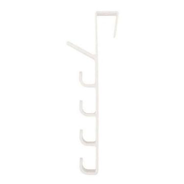 Imagem de Cabideiros para casacos brancos para casa sobre a porta cabide gancho 