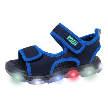 Imagem de Sandália Infantil Menino Conforto Dia a DIa Luz Led Klin