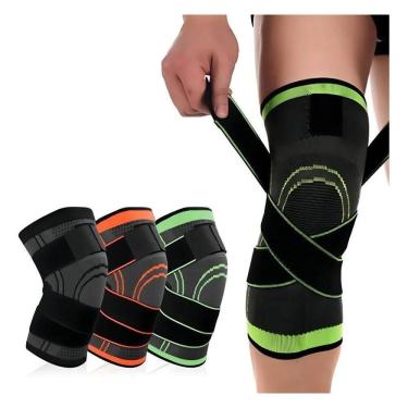 Imagem de 10X Joelheira Compressão Ortopédica Tensor Joelho Crossfit