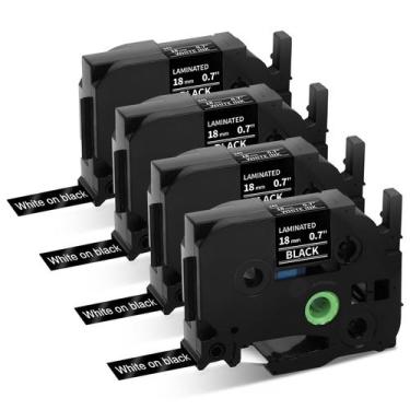 Imagem de Fita de etiqueta Buyalot Black Label TZe-345 para Brother P Touch