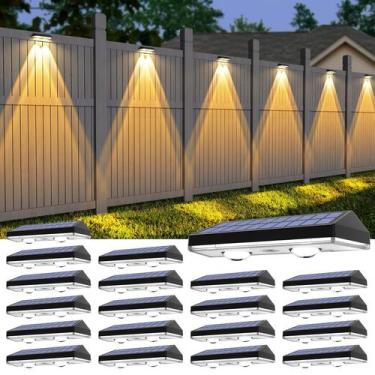 Imagem de Luzes de vedação solares UGDLUCK 20Pack 2700/4000/6000K à prova d'água