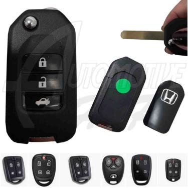 Imagem de Chave Canivete p Alarme Positron Honda Civic 01-06 Fit 03-08