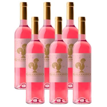 Imagem de Kit 06 Unidades Vinho Galodoro Rosé DOC Vinho Verde 750ml