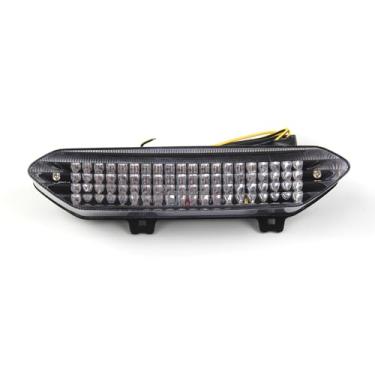 Imagem de Lanterna traseira de LED transparente Arashi para Yamaha YZF R1 2002-2003, luz traseira de freio de seta, acessórios de substituição integrados para motocicleta