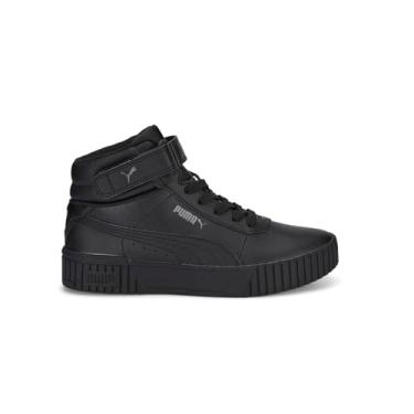 Imagem de PUMA - Tênis infantil Carina 2.0 médio, Cool Mid Gray-puma Black-rickie Orange, 17