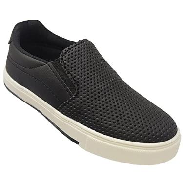 Imagem de Tênis Infantil Masculino Gibizinho Menino Slip On Iate Preto Tamanho:35