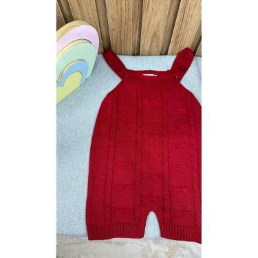 Imagem de Jardineira Romper Trabalhado Vermelho