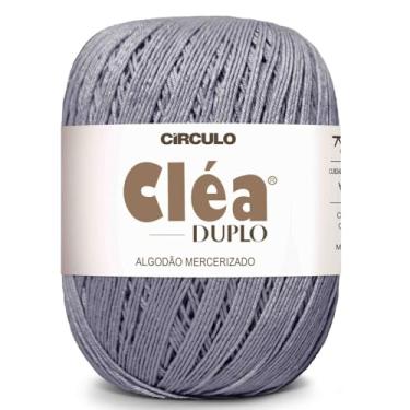 Imagem de Fio Linha Clea Duplo 508m Círculo 150g Ideal Crochê E Tricô (8473 - ALUMÍNIO)
