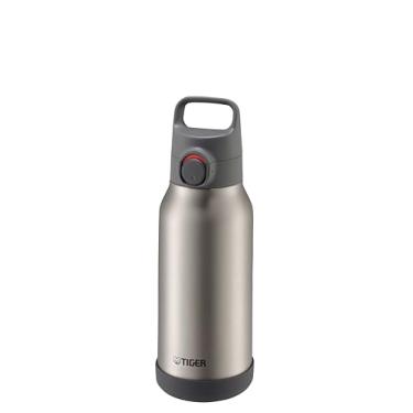 Imagem de Tiger Garrafa de água Thermos MTA-H100XM, 112 ml (1,0 L) com alça, garrafa de aço inoxidável isolada a vácuo com um toque fácil de abrir, bebida esportiva, grande capacidade, bebida direta, boca larga