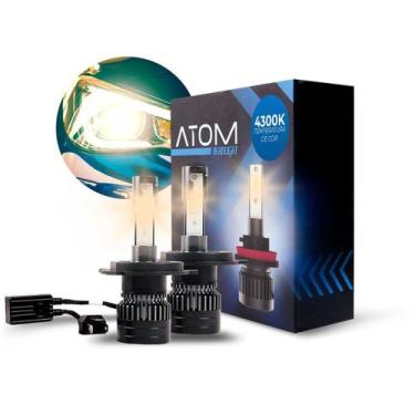 Imagem de Lâmpada LED ATOM M7 4300K 12V Alta Potência Várias Bases, H4